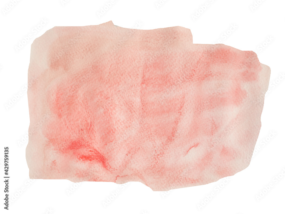 Watercolor stroke and spray on white paper , Abstract background by hand drawn brown with orange and red color liquid drip Watercolor stroke and spray on white paper , Abstract background by hand drawn brown with orange and red color liquid drip
