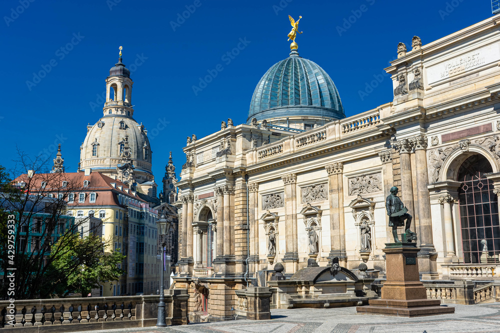 DRESDEN, GERMANY, 23 JULY 2020: Art museum of Dresden