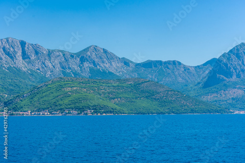 Croatian coastline from the sea