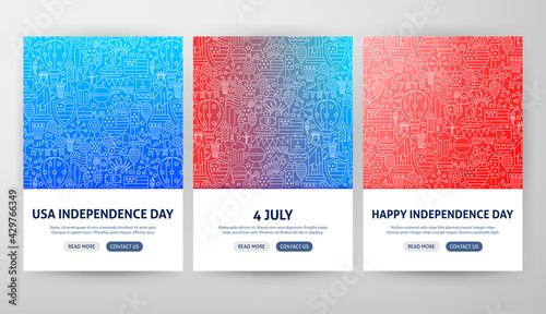 4 July USA Flyer Concepts