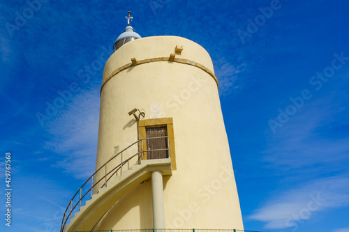 Carbonera lighthouse, Punta Mala, La Alcaidesa, Spain. photo