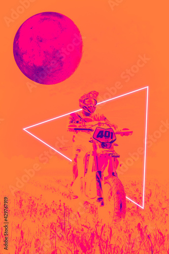 the biker and the moon