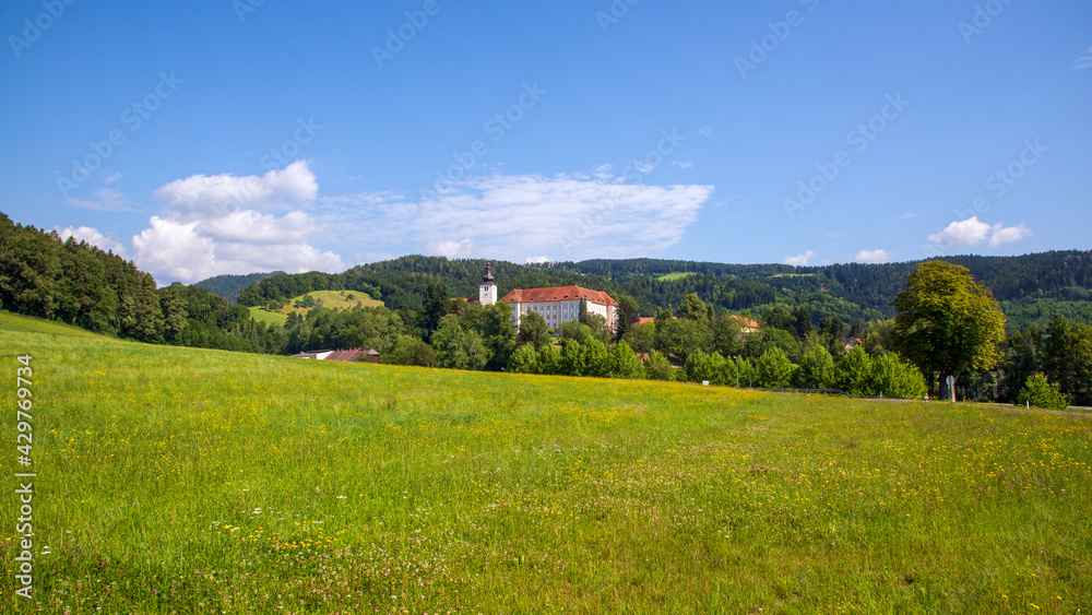 Schloss Piber in der Weststeiermark, Österreich - Bundesgestüt Piber