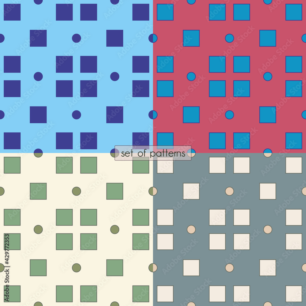 seamless pattern with squares seamless pattern with squares