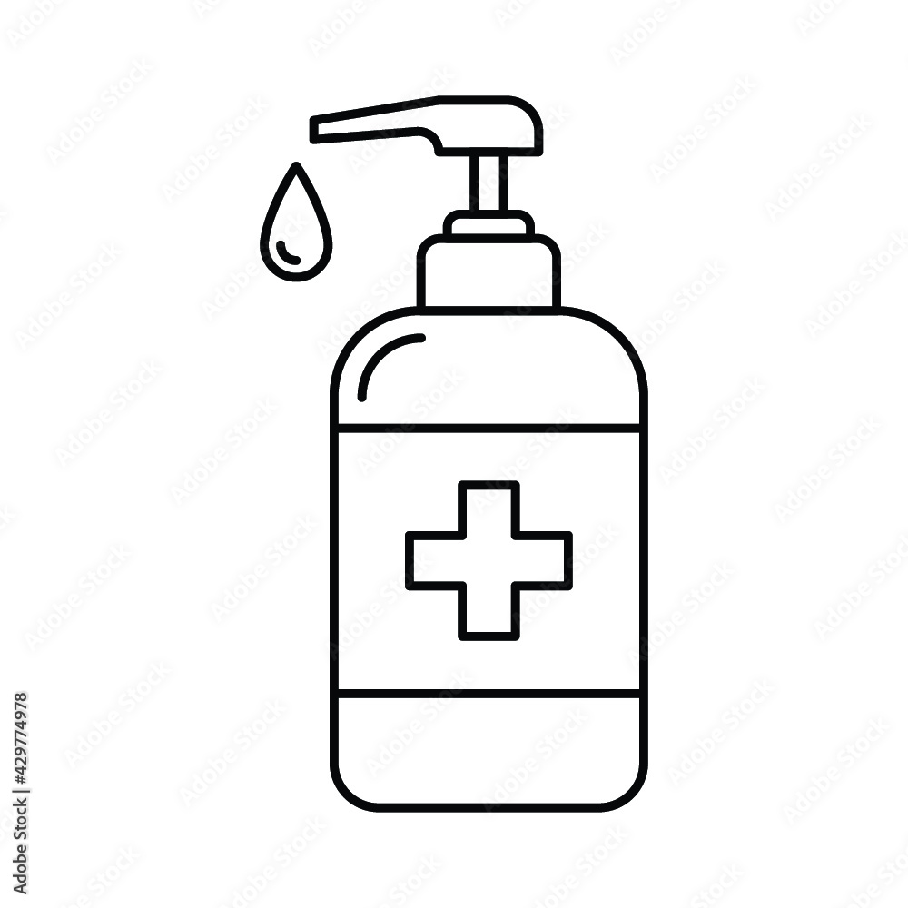 Hand sanitizer bottle wash gel icon symbol, Sanitary antiseptic washing hands anti bacterial, Isolated on white background, Vector design illustration Hand sanitizer bottle wash gel icon symbol, Sanitary antiseptic washing hands anti bacterial, Isolated on white background, Vector design illustration