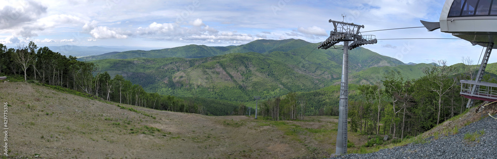 panorama of the mountains