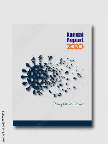 Annual report, relate, place in a favorable light, report, news