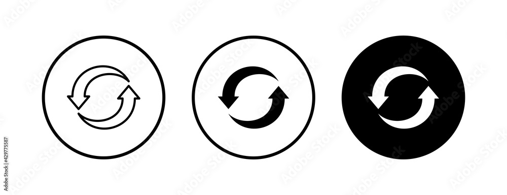 Recycle icons set vector. Recycle and some packaging sign. environment icon Recycle icons set vector. Recycle and some packaging sign. environment icon