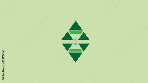 Logo Sample One with Time Clock