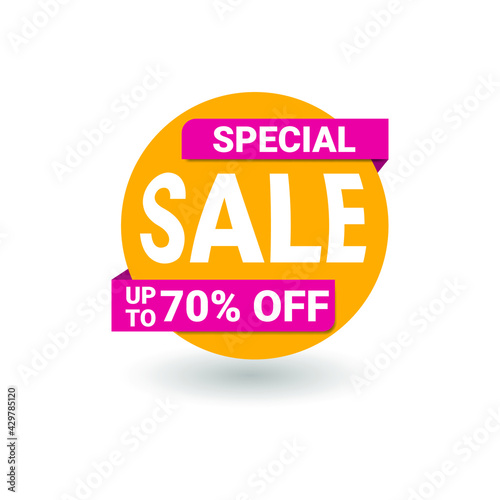 sale discount banner template promotion. banner background. big sale. special offer. flash sale. Creative Design Template vector illustration.

