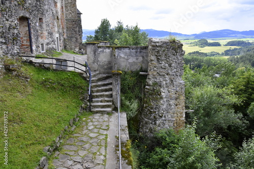 Fototapeta Naklejka Na Ścianę i Meble -  Lubovna, Stara Lubownia, Castle in Slovakia, castles in Europe, 
