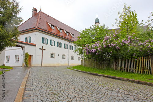 houses in Fussen, Bavaria, Germany v photo