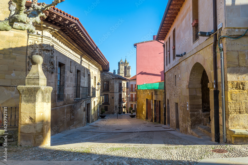 Fototapeta premium views of elciego basque town, Spain