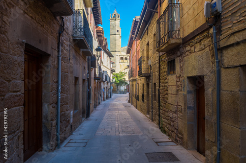 views of elciego basque town, Spain