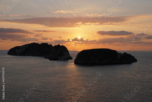 Sunset on the Malgrats Islands, Majorca