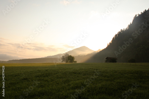 Alps in Bavaria, near Tegelberg photo