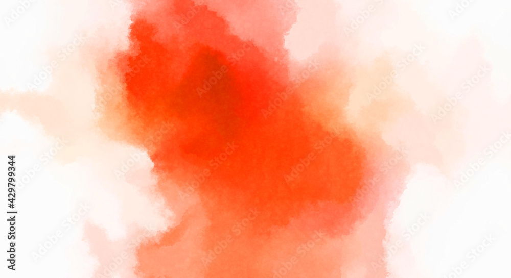 Fototapeta premium Watercolor painted background. Abstract Illustration wallpaper. Brush stroked painting. 2D Illustration.