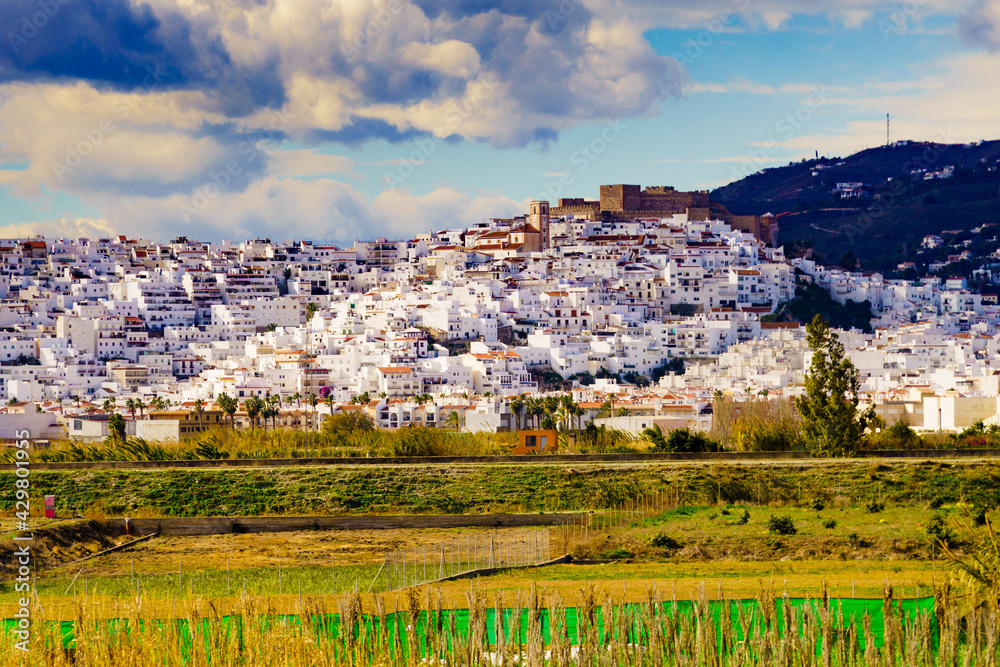 Spanish Salobrena town in Andalucia