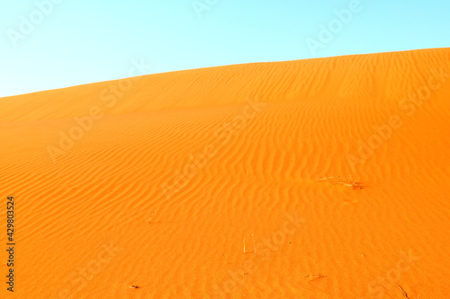 Beautiful abandoned desert dunes