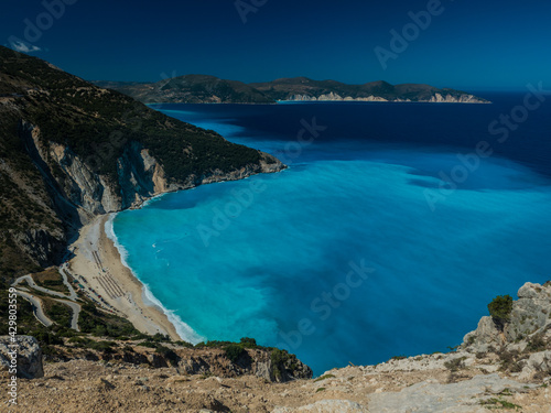 Greece Kefalonia Myrtos Beach