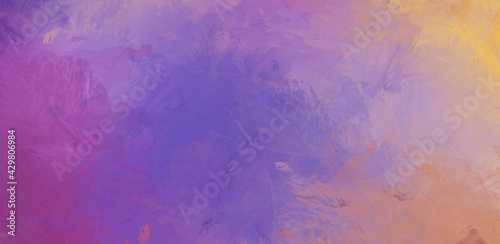 Wallpaper Mural Brushed Painted Abstract Background. Brush stroked painting. Artistic vibrant and colorful wallpaper.. Torontodigital.ca
