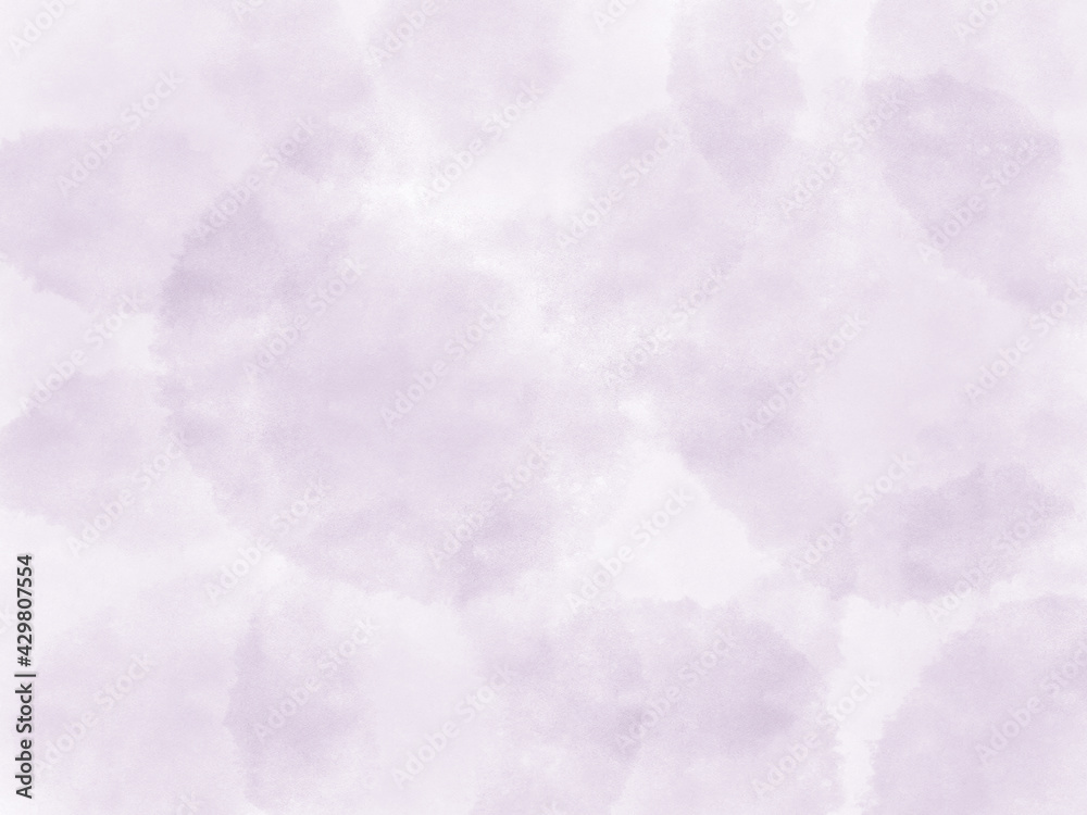 薄紫の背景、水彩画を使った滲みのあるシンプルな壁紙