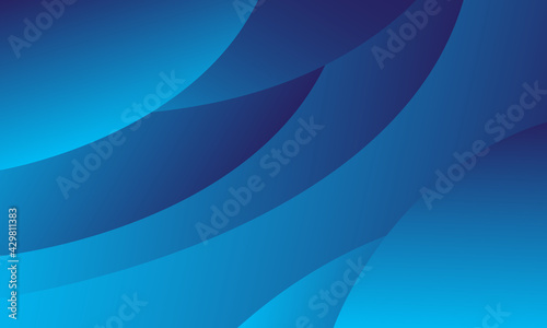 Liquid wave background with blue color background. Fluid wavy shapes. Eps10 vector