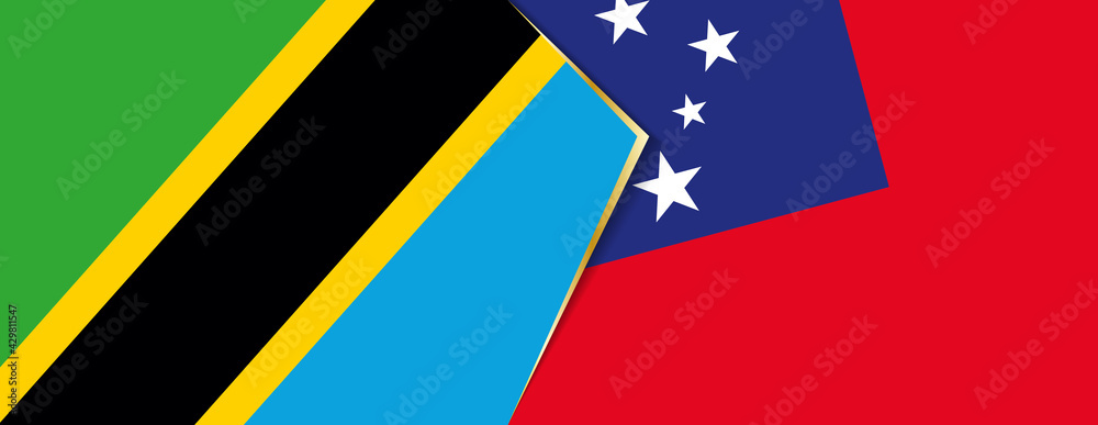 Tanzania and Samoa flags, two vector flags. Tanzania and Samoa flags, two vector flags.