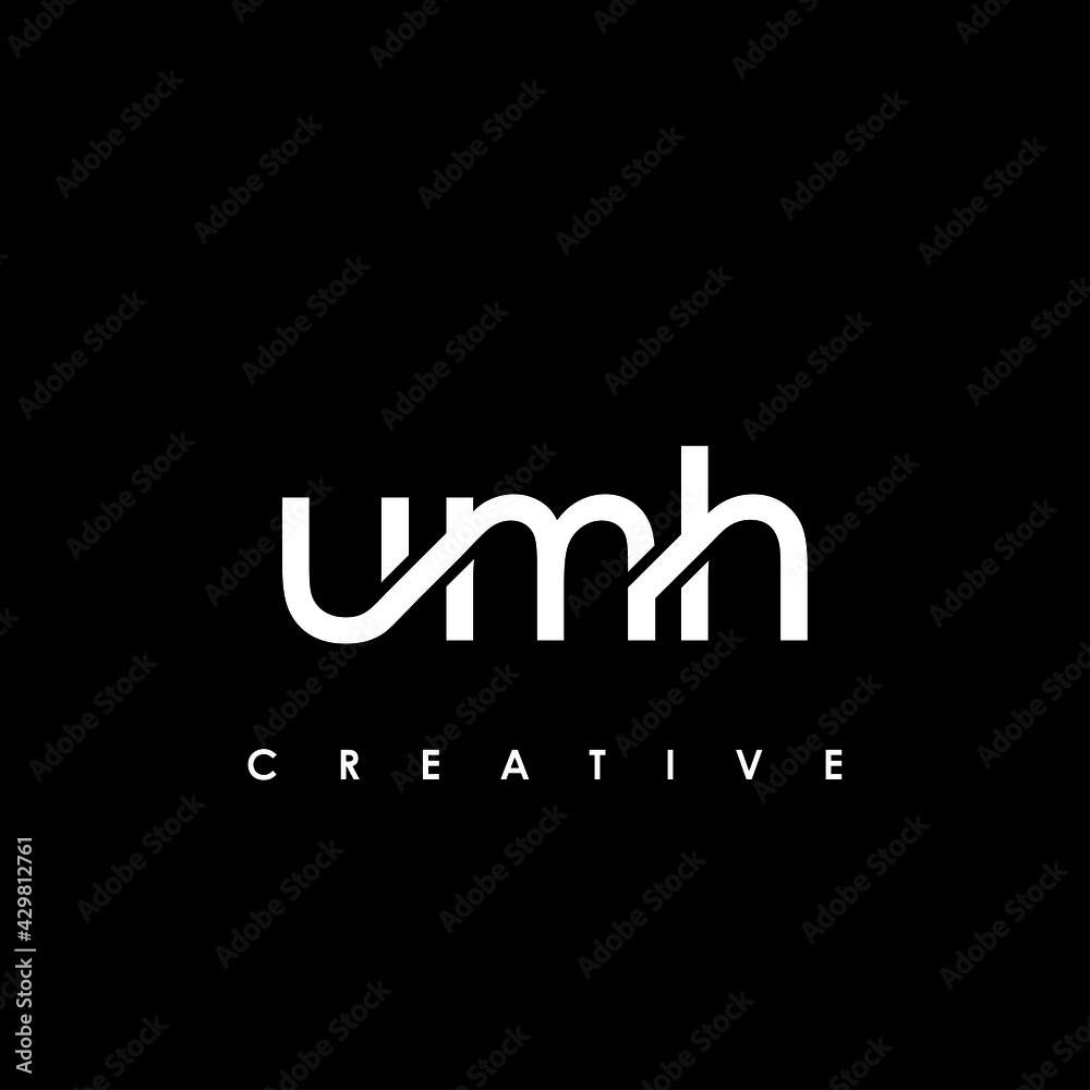 UMH Letter Initial Logo Design Template Vector Illustration UMH Letter Initial Logo Design Template Vector Illustration