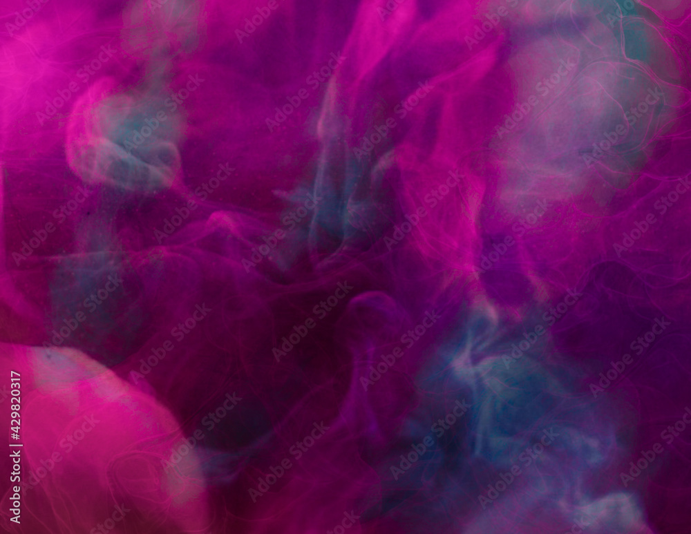 abstract magenta and purple background with swirl watercolor texture 