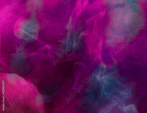 abstract magenta and purple background with swirl watercolor splash texture 