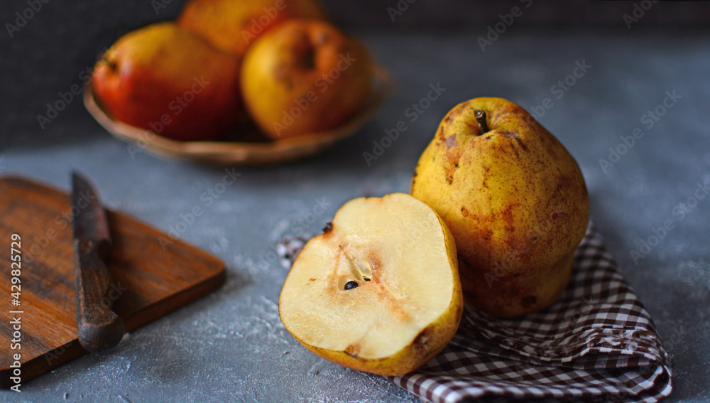 fruit and pear