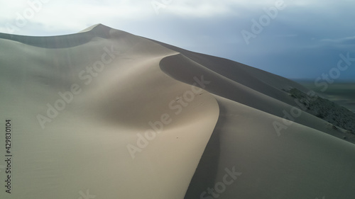 sand dunes in the Gobi desert in Mongolia