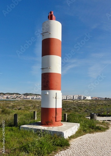 Little lighttower near the Concha of Sao Martinho, Centro - Portugal
