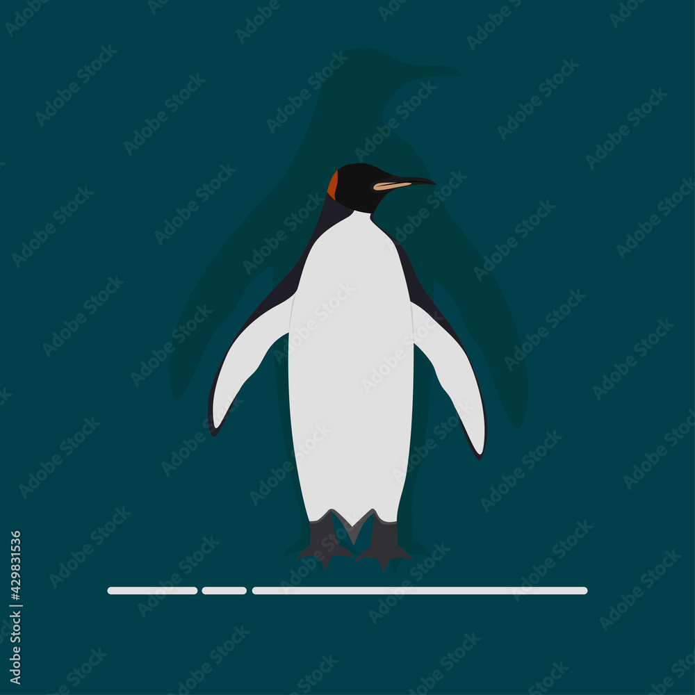 Obraz premium Penguin vector art and graphics