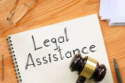 Legal Assistance is shown on the photo using the text