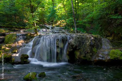 Fototapeta Naklejka Na Ścianę i Meble -  Waterfall, Cheile Nerei National Park, Caras Severin, Romania