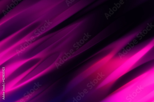 Cool background with vibrant waves of color. 2D illustration of wavy motion. Swirly colorful vibrant shapes. Abstract conceptual wallpaper.