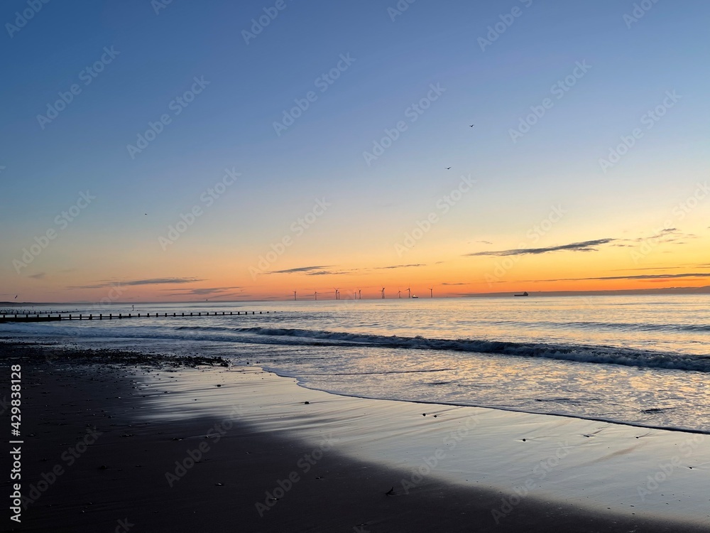 Sunrise on Aberdeen beach