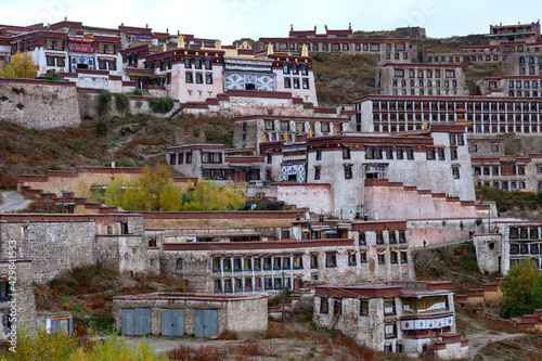 Ganden Monastery - Himalayan Mountains - Tibet