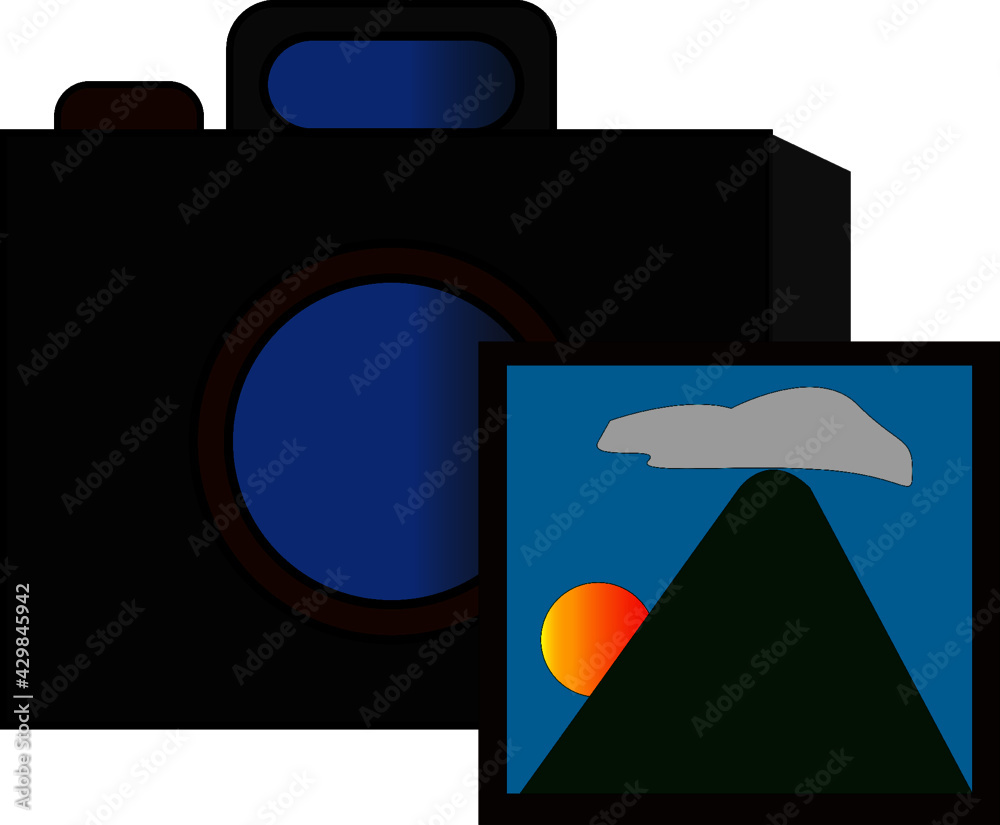 modern isolated camera logo icon modern isolated camera logo icon