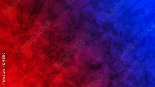Abstract Background. Gradient Red Purple Pink Blue with Crystal Texture and Stars. Background for your content like as video, gaming, broadcast, streaming, promotion, advertise, presentation anymore. © Rigel Tapangan