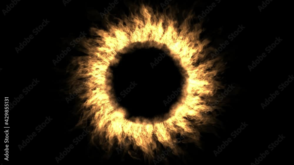 Sun light fire abstract corona flame 4k Sun light fire abstract corona flame 4k