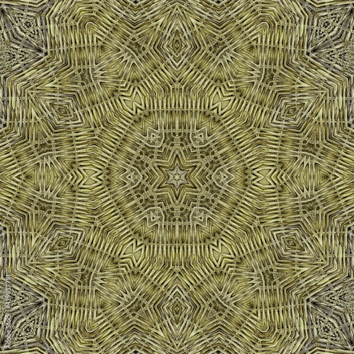 Abstract background like natural rattan or sea grass.
