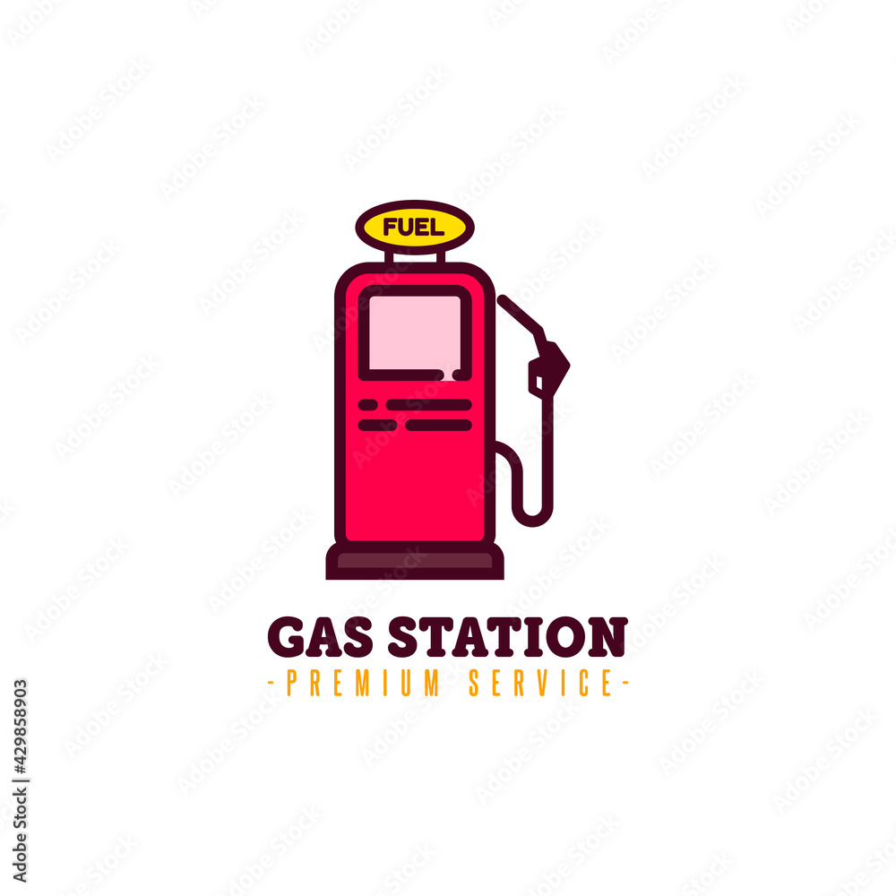 Gas pump icon. Gas Station icon. Fuel, gas, diesel, gasoline, oil, petrol sign. Vector