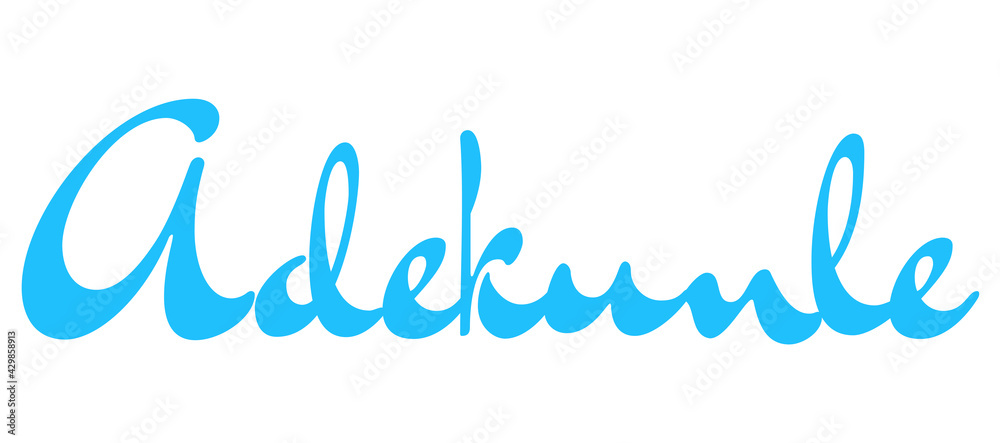 Fototapeta premium Adekunle
