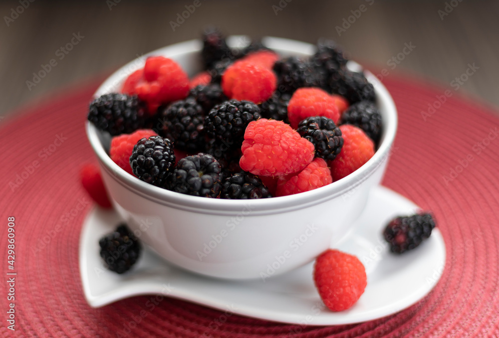raspberries and blackberries raspberries and blackberries
