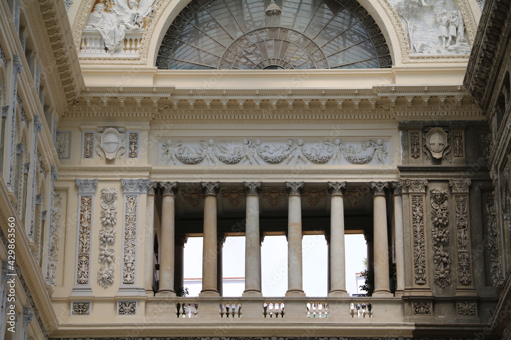 Shopping arcade Galleria Umberto I in Naples, Italy Shopping arcade Galleria Umberto I in Naples, Italy