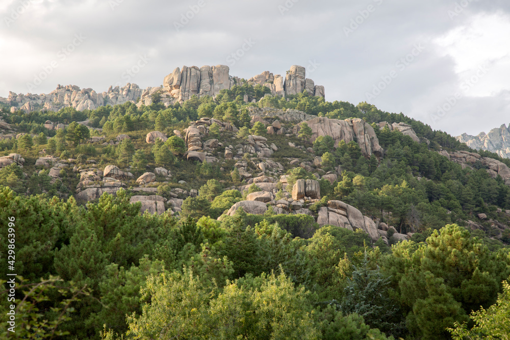 View of Pedriza National Park, Madrid