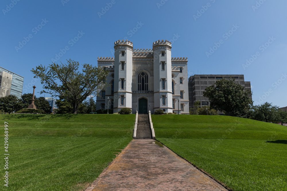 Baton Rouge, LA, USA 04-22-21 Old Louisiana State Capitol